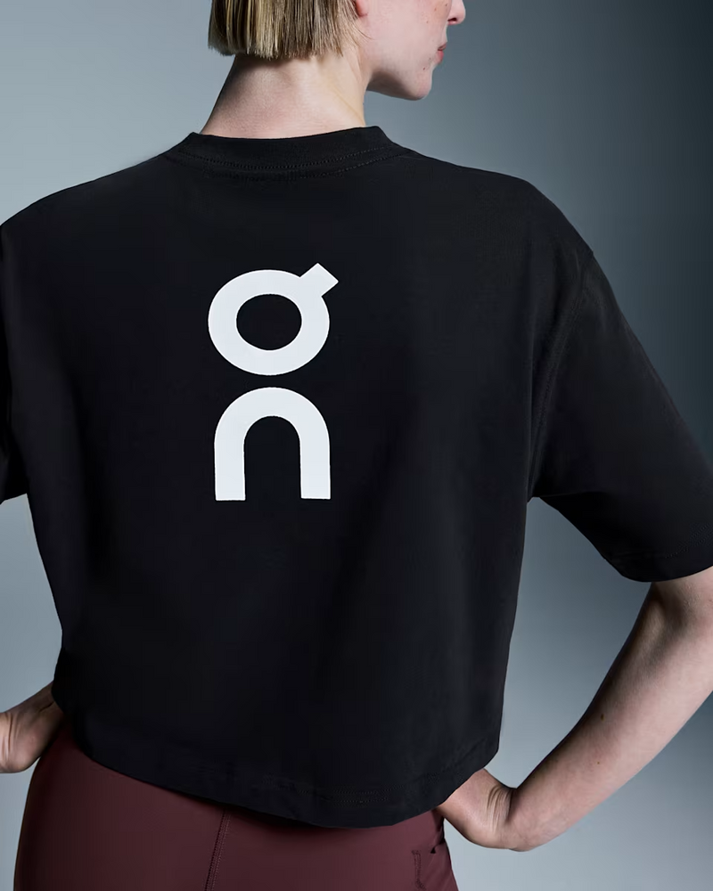 Women Club Boxy-T - Black