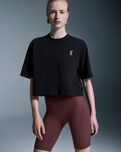 Women Club Boxy-T - Black