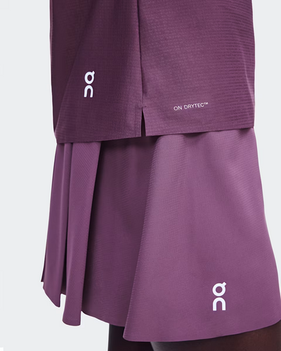 Court Skirt Pleated - Cassis