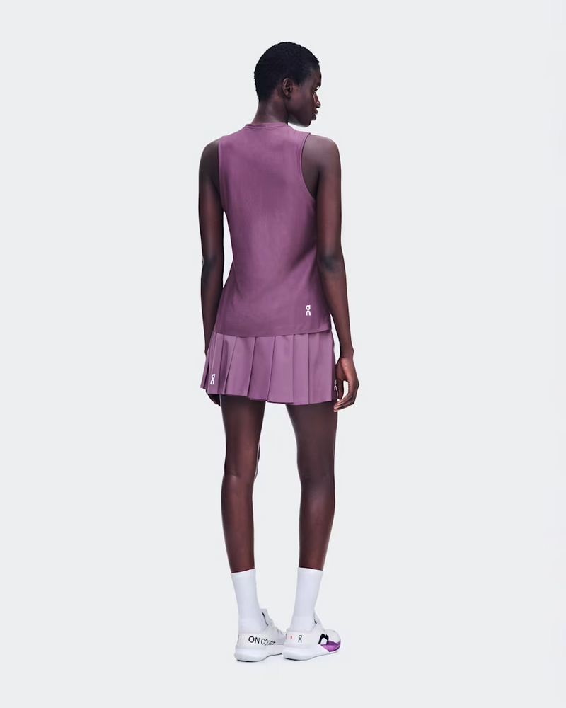Court Skirt Pleated - Cassis