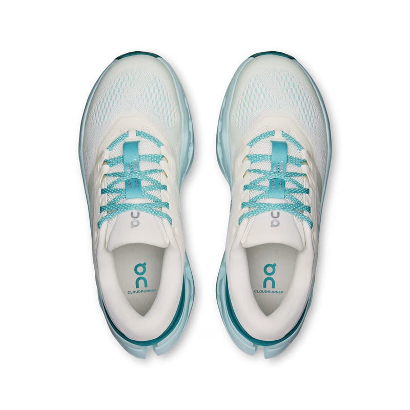 Women Cloudrunner 3 - Ivory / Aquamarine