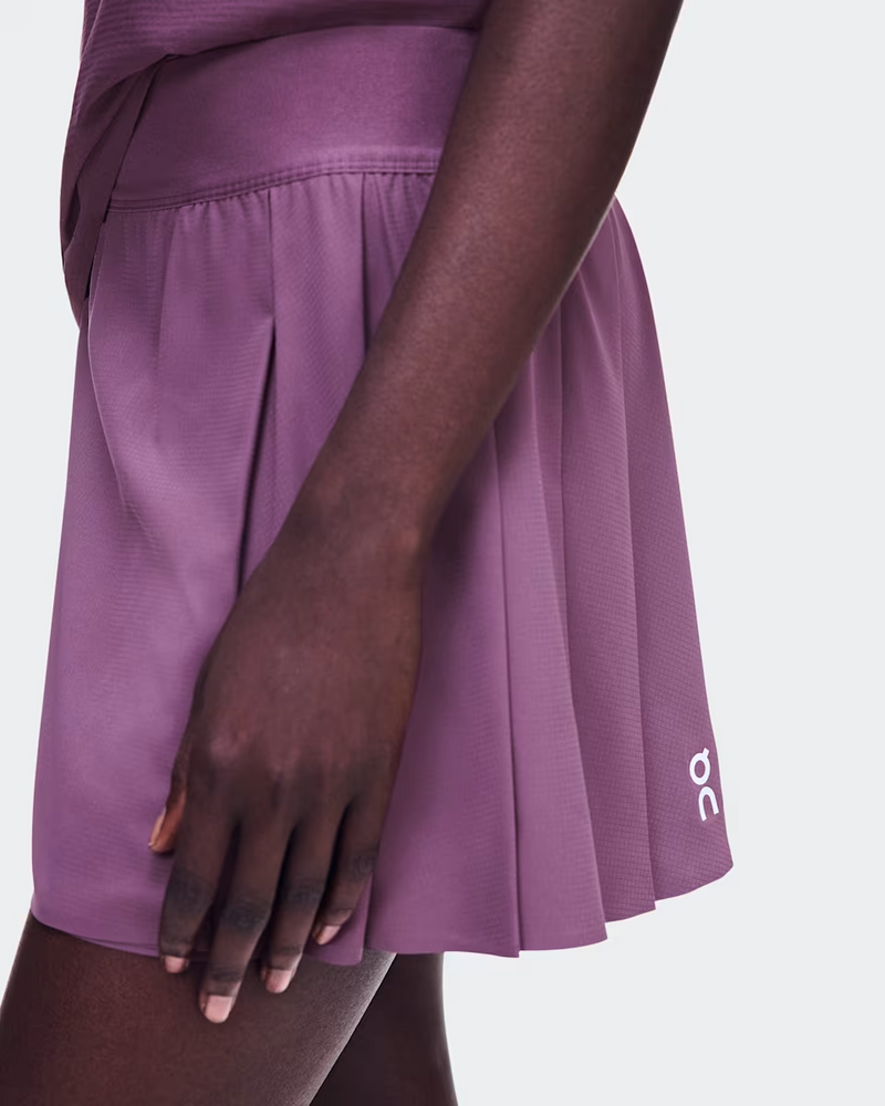 Court Skirt Pleated - Cassis