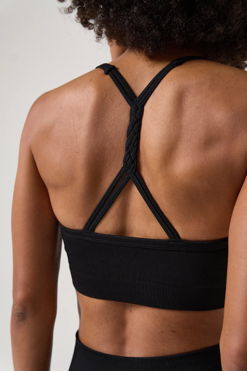 CASSIDY BRA TOP BLACK