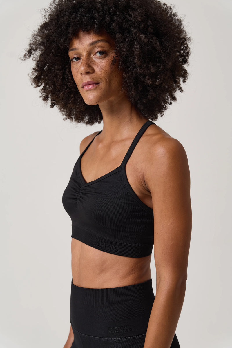 CASSIDY BRA TOP BLACK