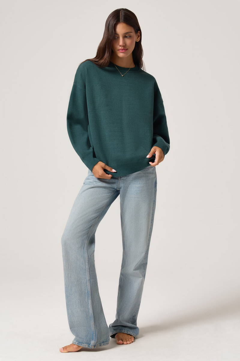 SUNDRIFTER BANKS SWEATER EVERGREEN