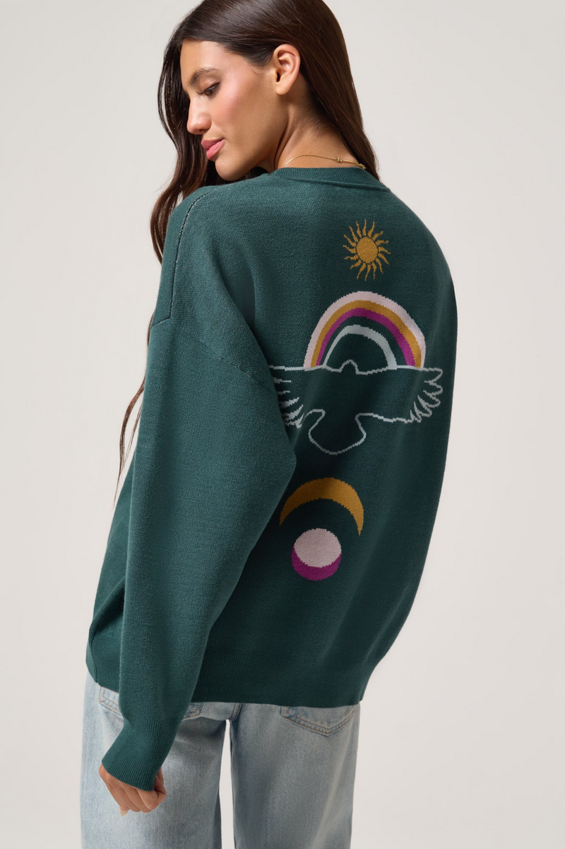 SUNDRIFTER BANKS SWEATER EVERGREEN
