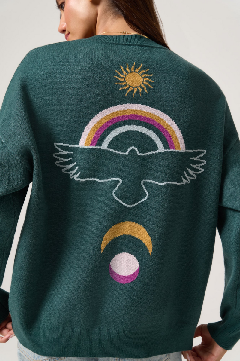 SUNDRIFTER BANKS SWEATER EVERGREEN