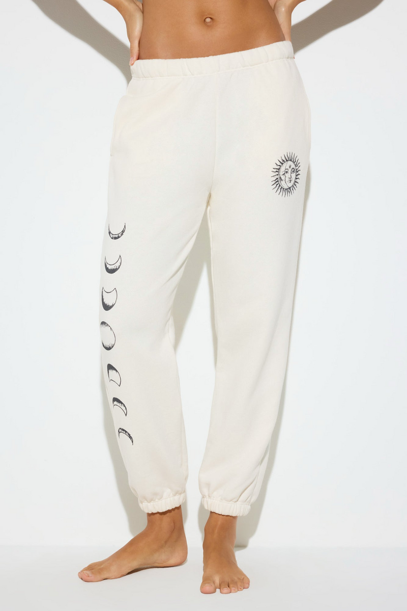 POWER OF SUN EDEN SWEATPANT - VINTAGE WHITE
