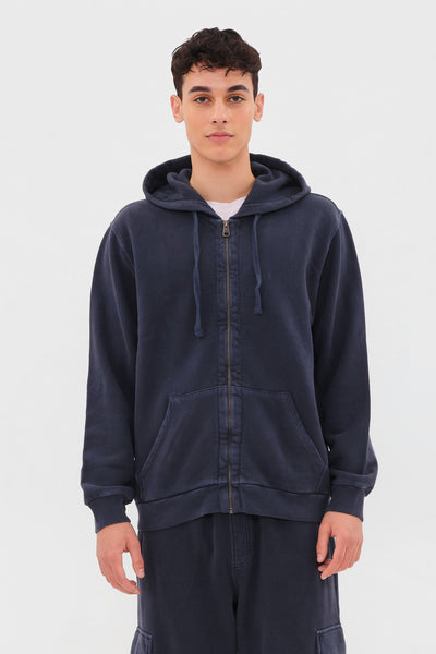 REGULAR FIT FULLZIP - VINTAGE BLUE