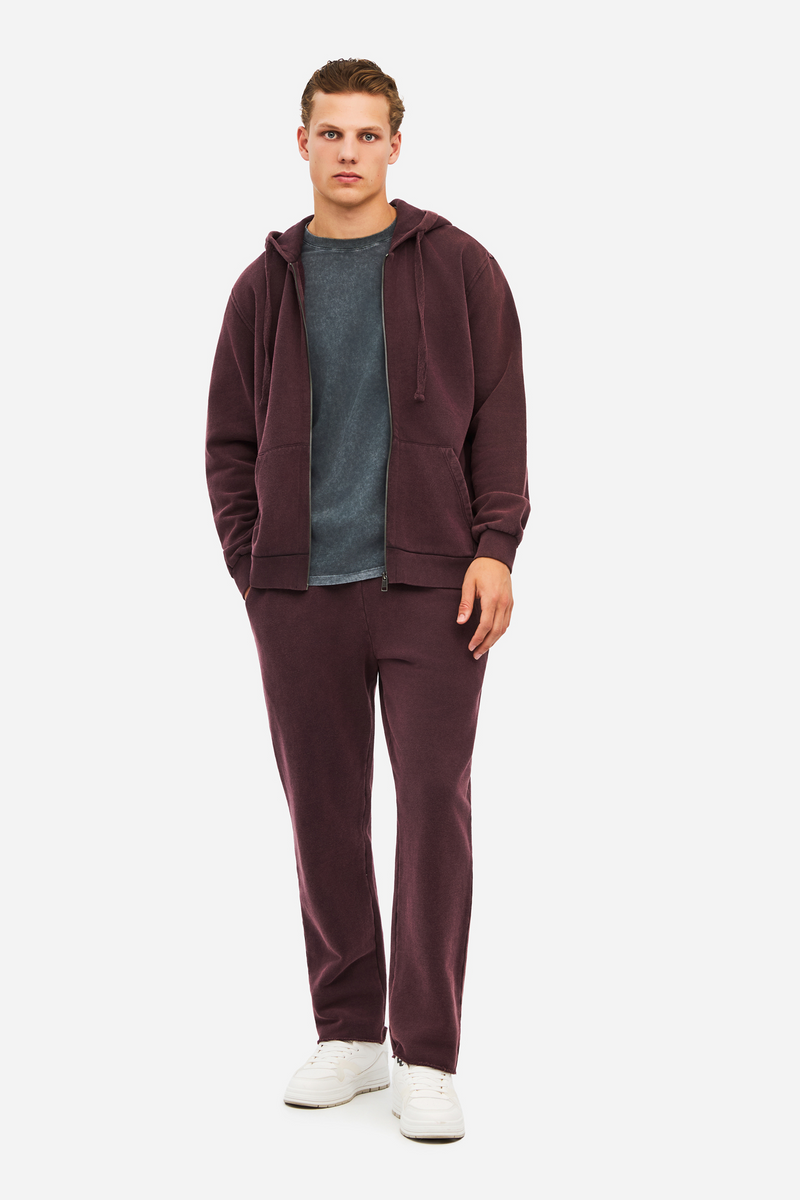 REGULAR FIT FULLZIP - VINTAGE COCOA