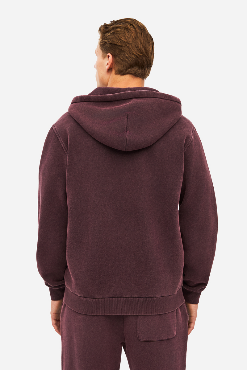 REGULAR FIT FULLZIP - VINTAGE COCOA