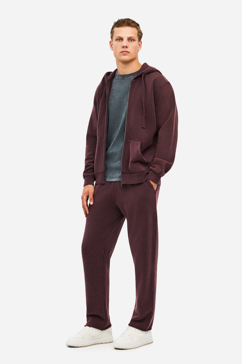 REGULAR FIT FULLZIP - VINTAGE COCOA