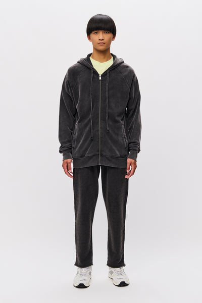 THE RAGLAN FULLZIP - VINTAGE BLACK