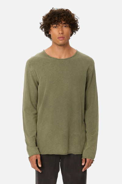 Raw Edges Longsleeve - VINTAGE KHAKI