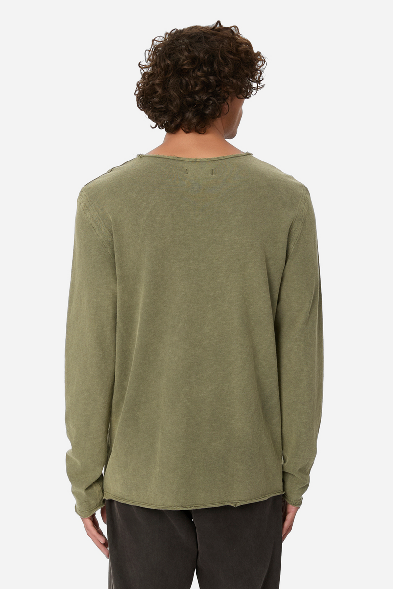 Raw Edges Longsleeve - VINTAGE KHAKI
