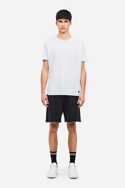 RAW EDGES SWEATBERMUDA - VINTAGE BLACK