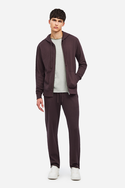 Men RAW CUT SWEATPANTS - COCOA