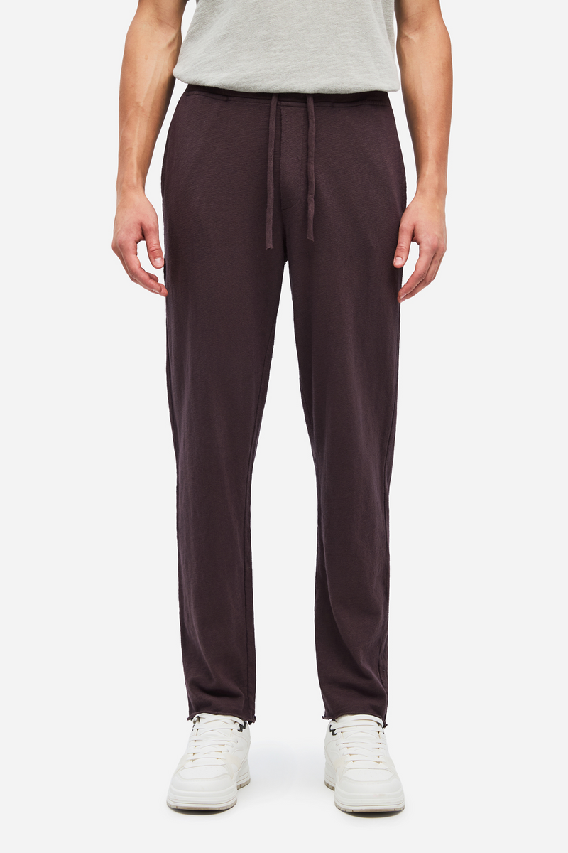 Men RAW CUT SWEATPANTS - COCOA