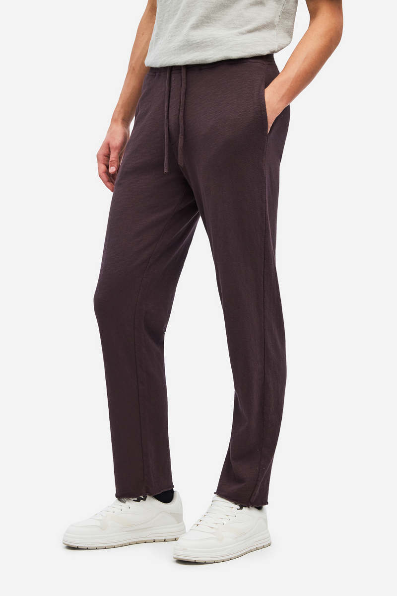Men RAW CUT SWEATPANTS - COCOA
