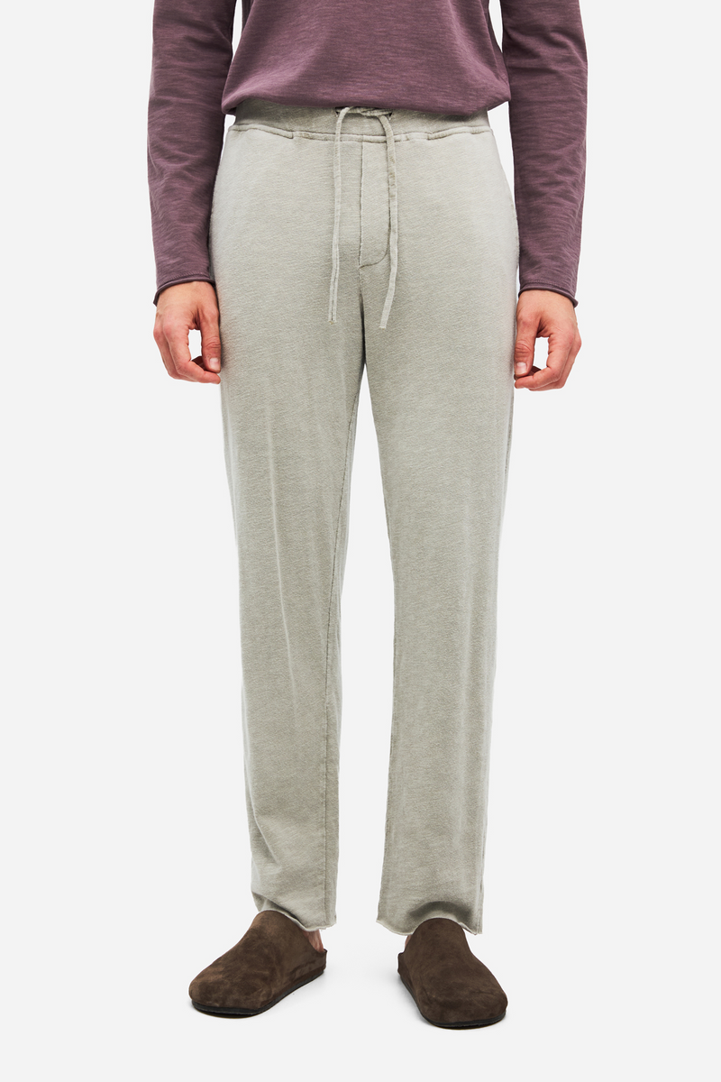 Men RAW CUT SWEATPANTS - VINTAGE GREIGE
