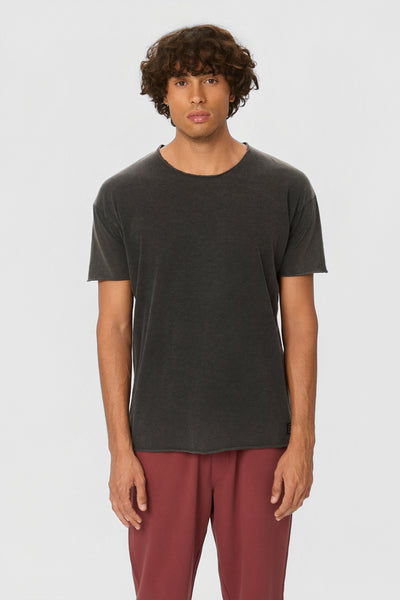 RELAXED SLEEVES T-SHIRT - VINTAGE BLACK