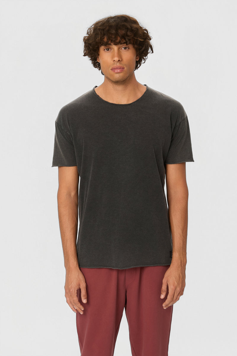 RELAXED SLEEVES T-SHIRT - VINTAGE BLACK