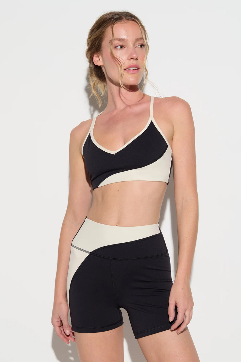 LIBRA LONGLINE BRA BLACK/CANVAS
