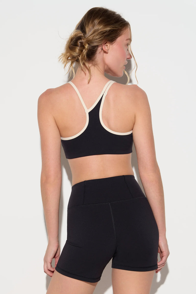 LIBRA LONGLINE BRA BLACK/CANVAS