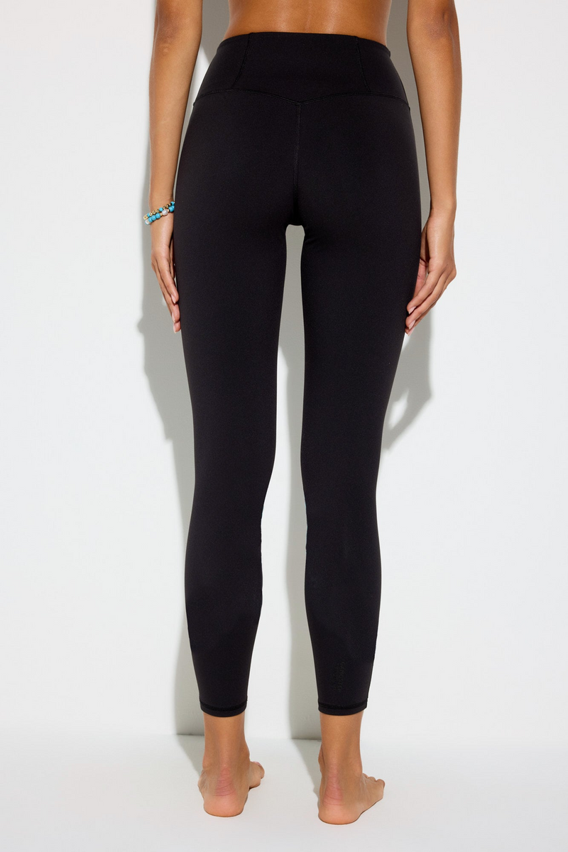 OM LOTUS 7/8 LEGGING - BLACK