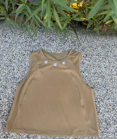 Crop tank - LCT - HAZEL(EMBROYDED)