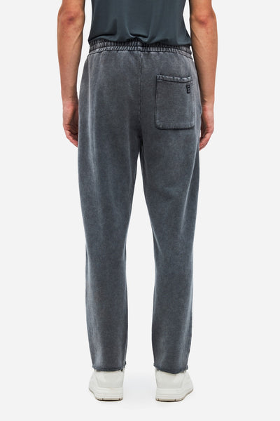 Men SWEATPANTS WITH DESTROYS - VINTAGE BLUE