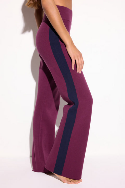 BLAKE WIDE LEG PANT DARK DAHLIA