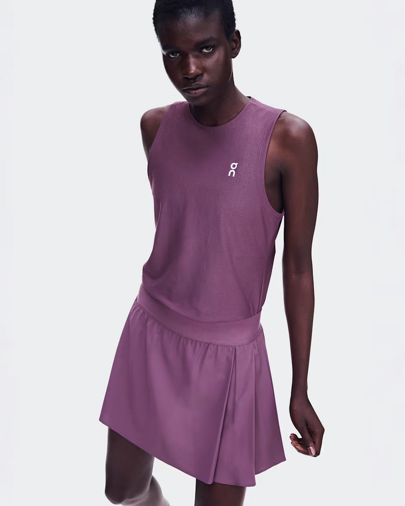Court Skirt Pleated - Cassis