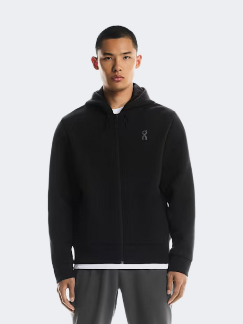 Men Focus Tech Zip Hoodie - Black