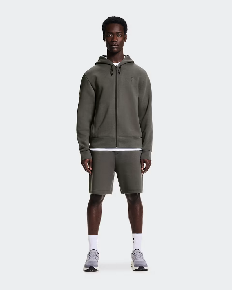 Men Focus Tech Zip Hoodie -Shadow