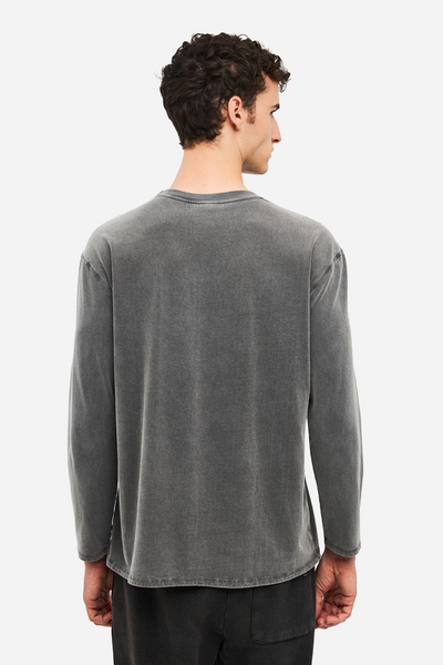 Men OVERSIZED BRUSHED LONGSLEEVE - VINTAGE GREY