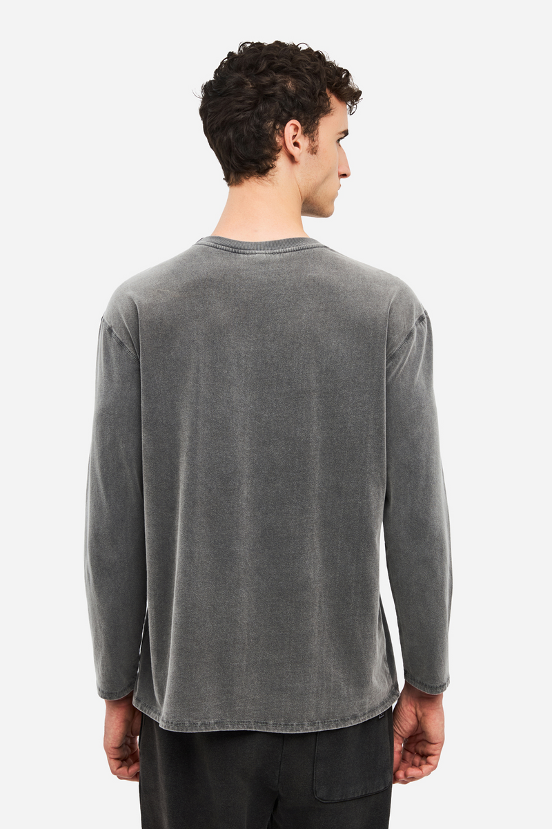 Men OVERSIZED BRUSHED LONGSLEEVE - VINTAGE GREY