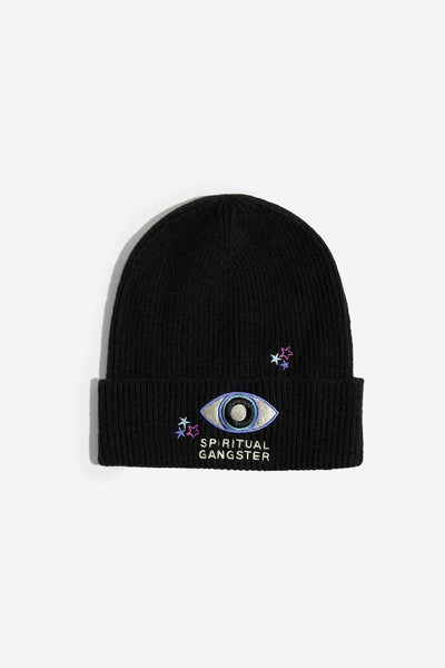 STARRY EYE BEANIE BLACK