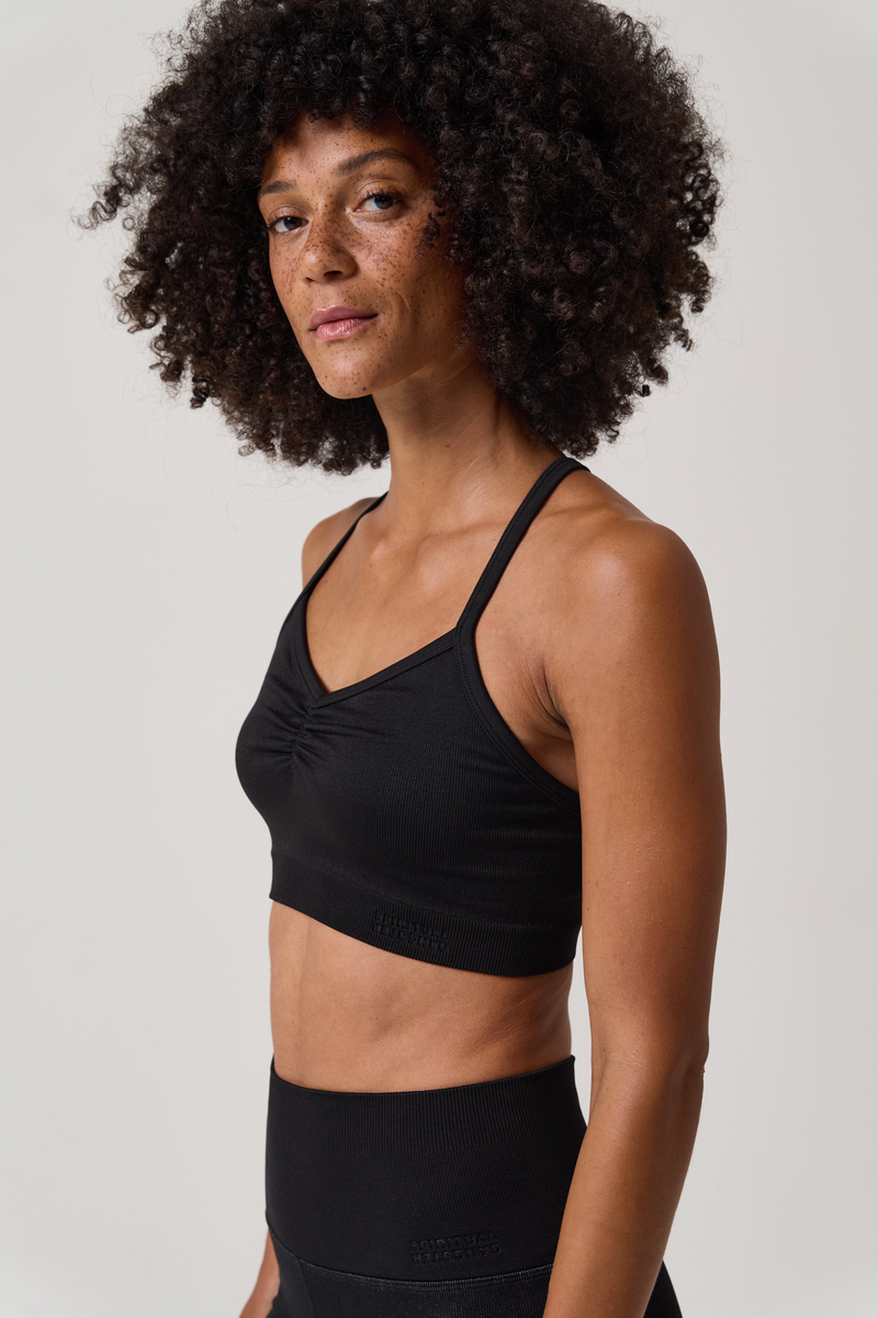 CASSIDY BRA TOP BLACK