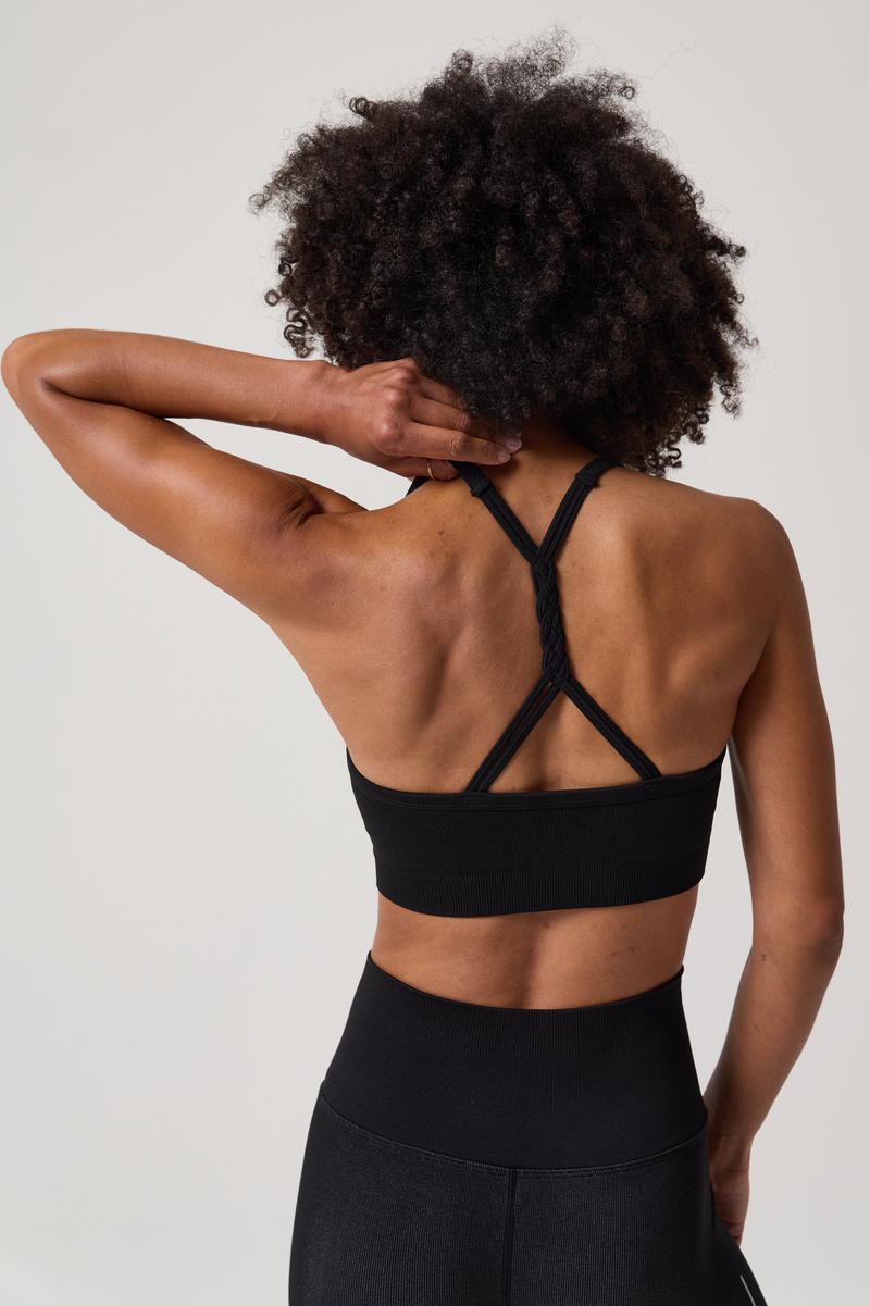 CASSIDY BRA TOP BLACK