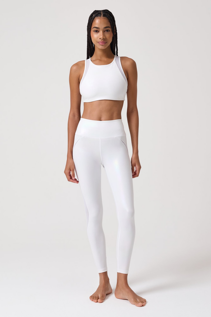 LUMINESCENT STEVIE BRA TOP - OPALESCENT