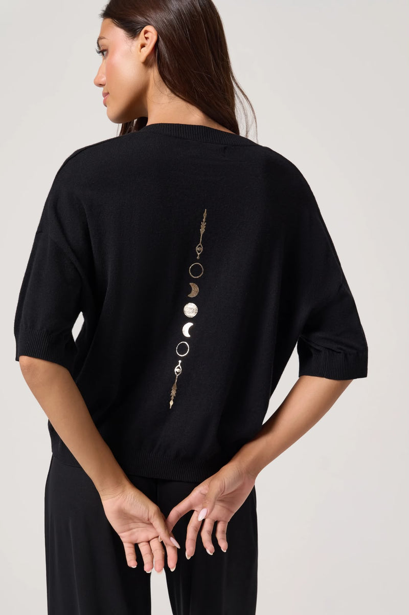 COSMIC VEIL BAILEY SWEATER BLACK